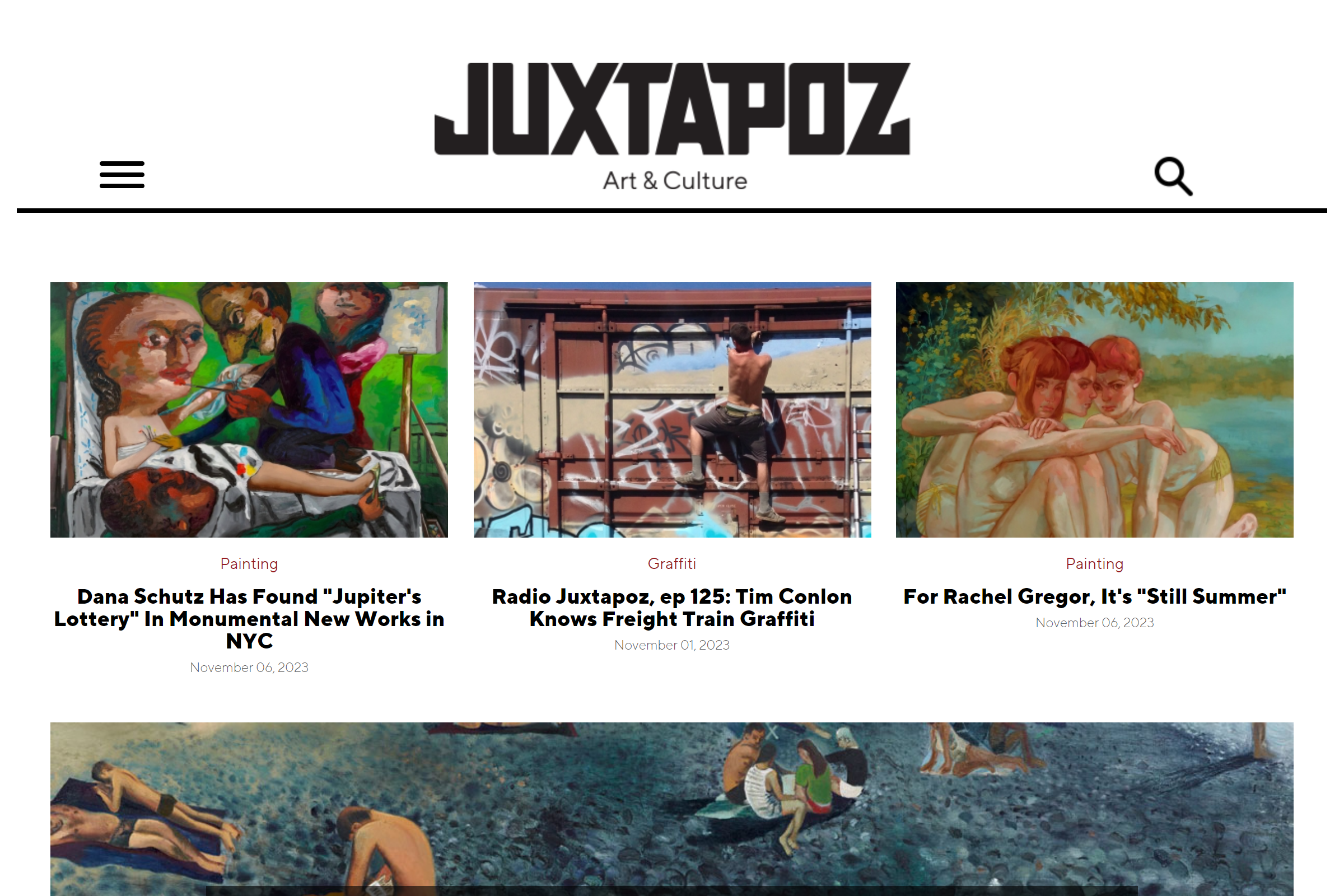 Juxtapoz art blog