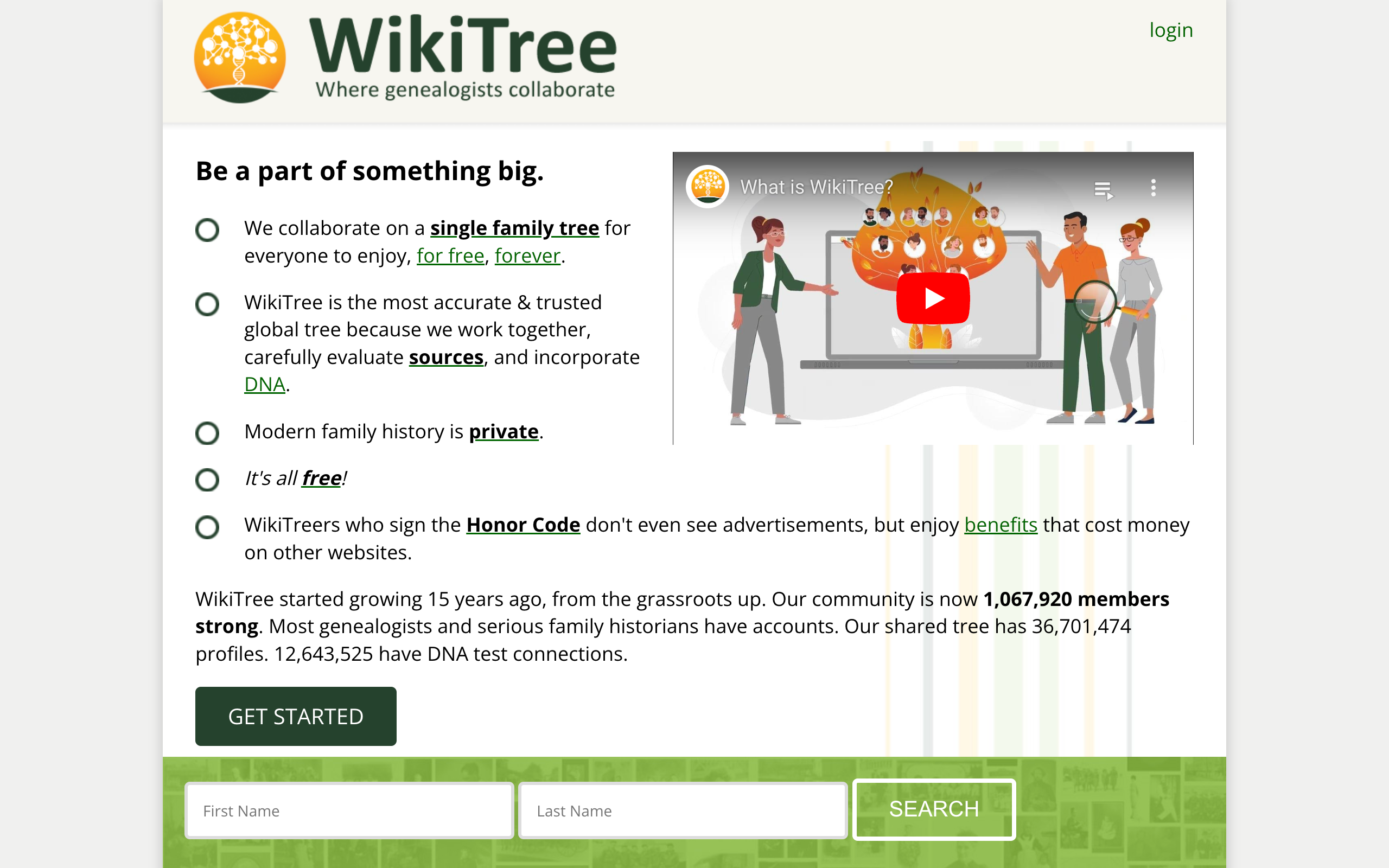 WikiTree genealogy website
