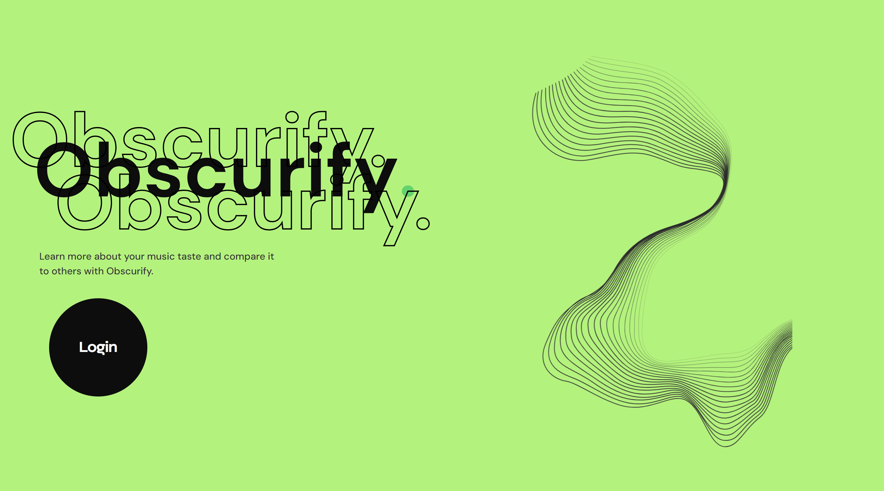 Obscurify Spotify Stats Website