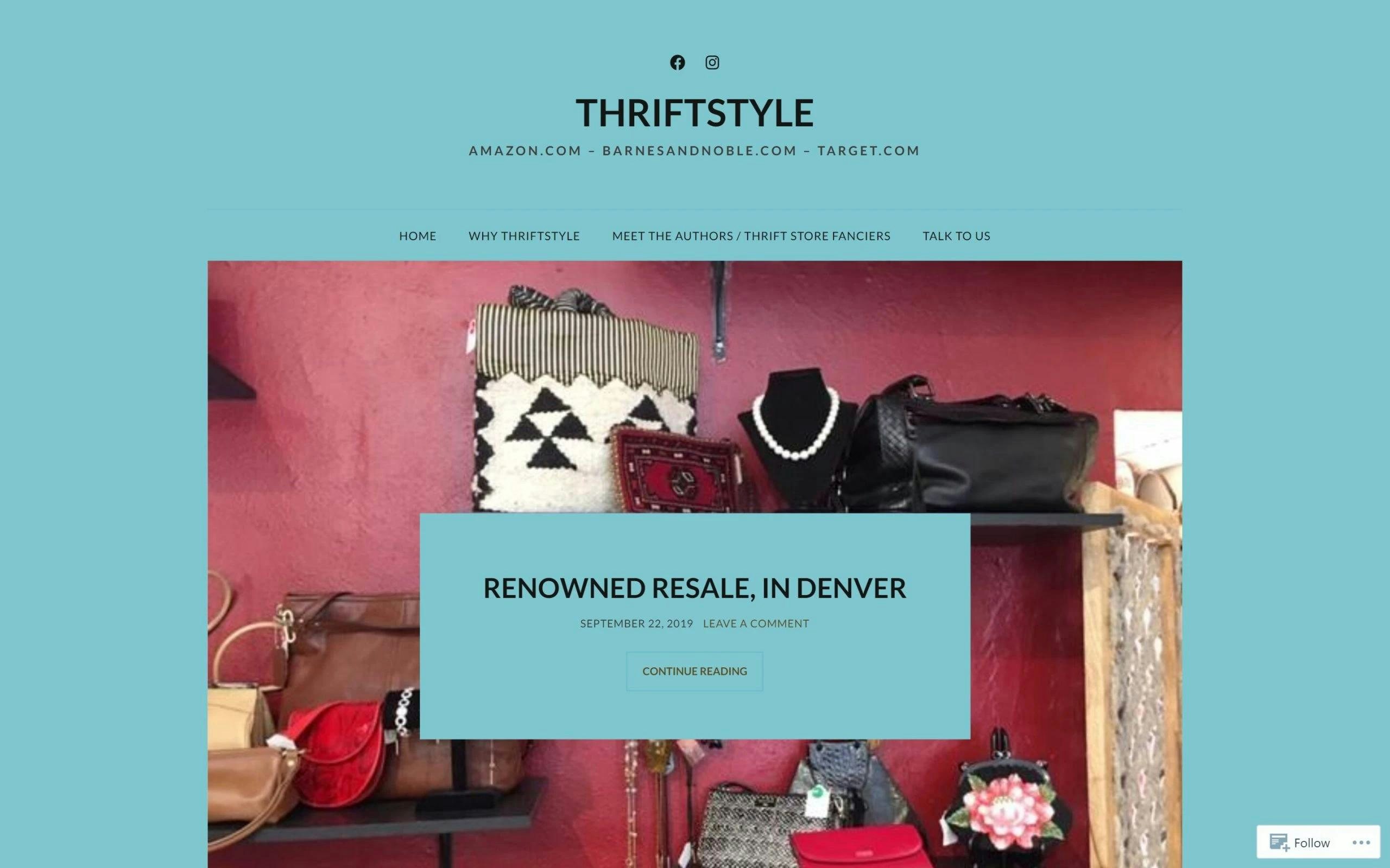ThriftStyle thrift fashion blog