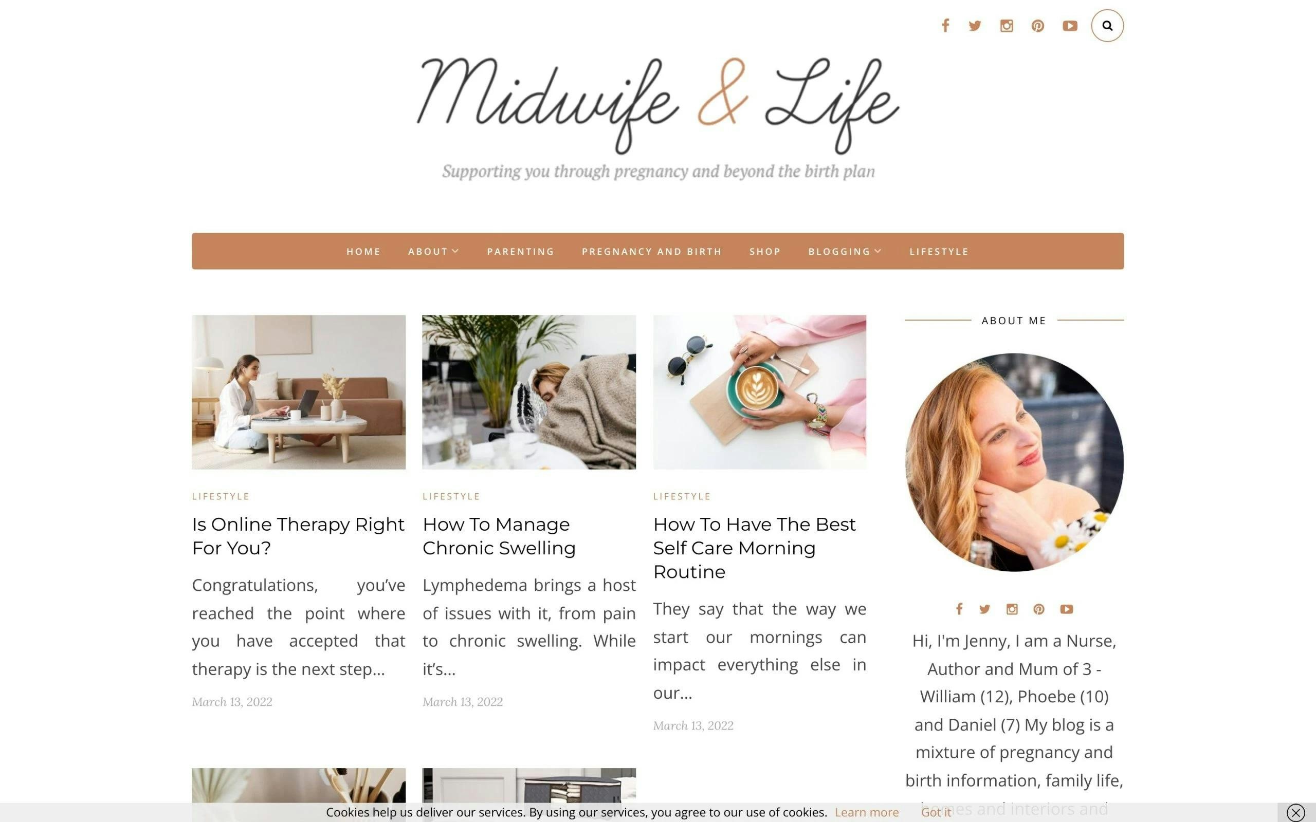 Midwife and Life mom blogs