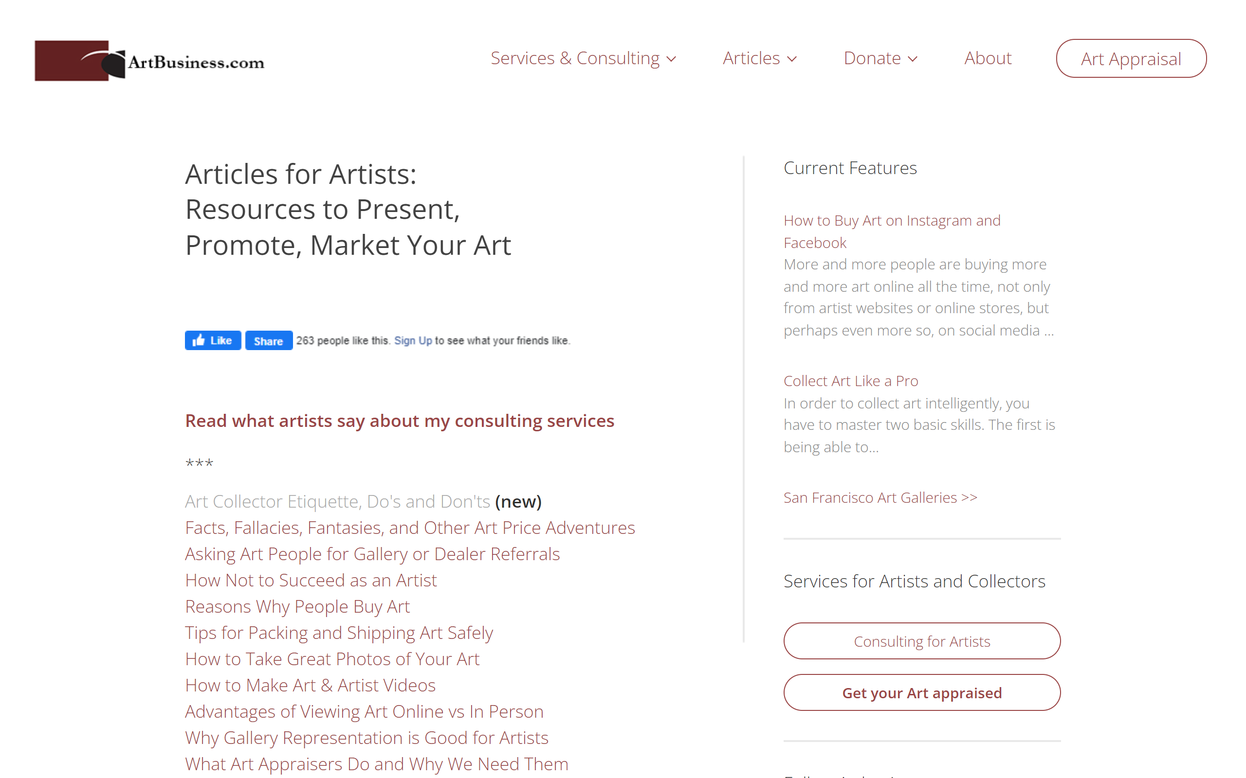 Art Business art blog