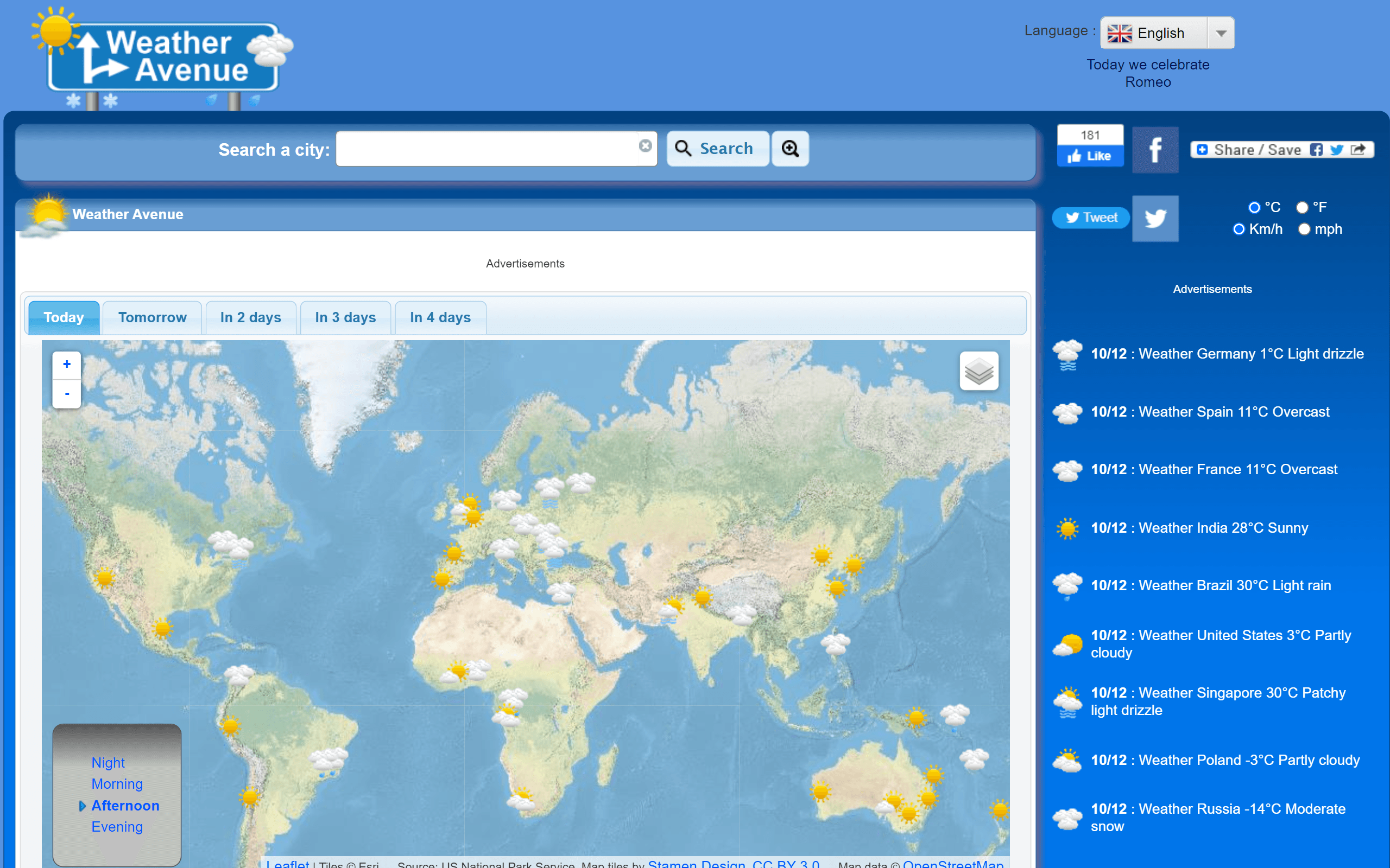 WeatherAvenue Weather Site