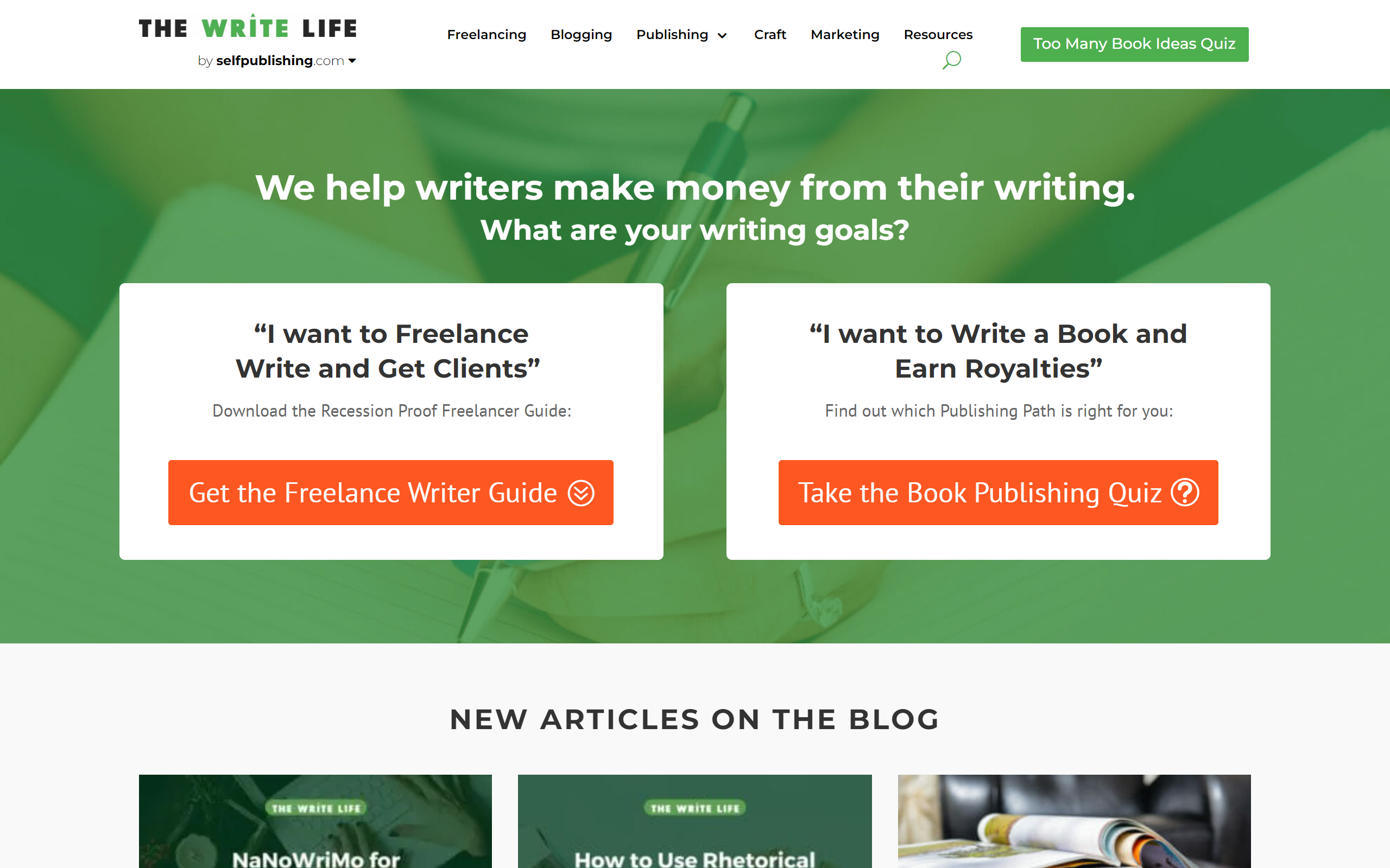 The Writing Life Websites for Writers