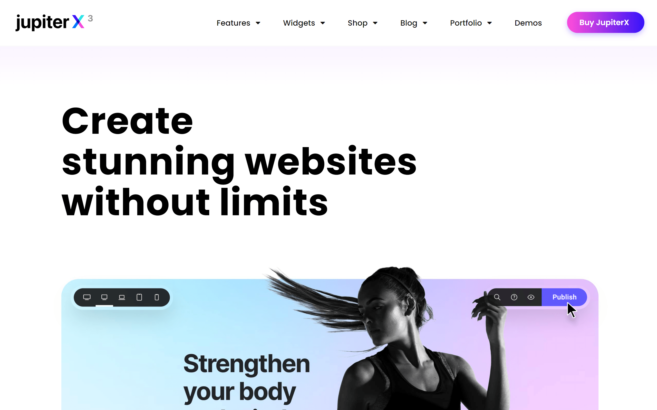 JupiterX WordPress theme