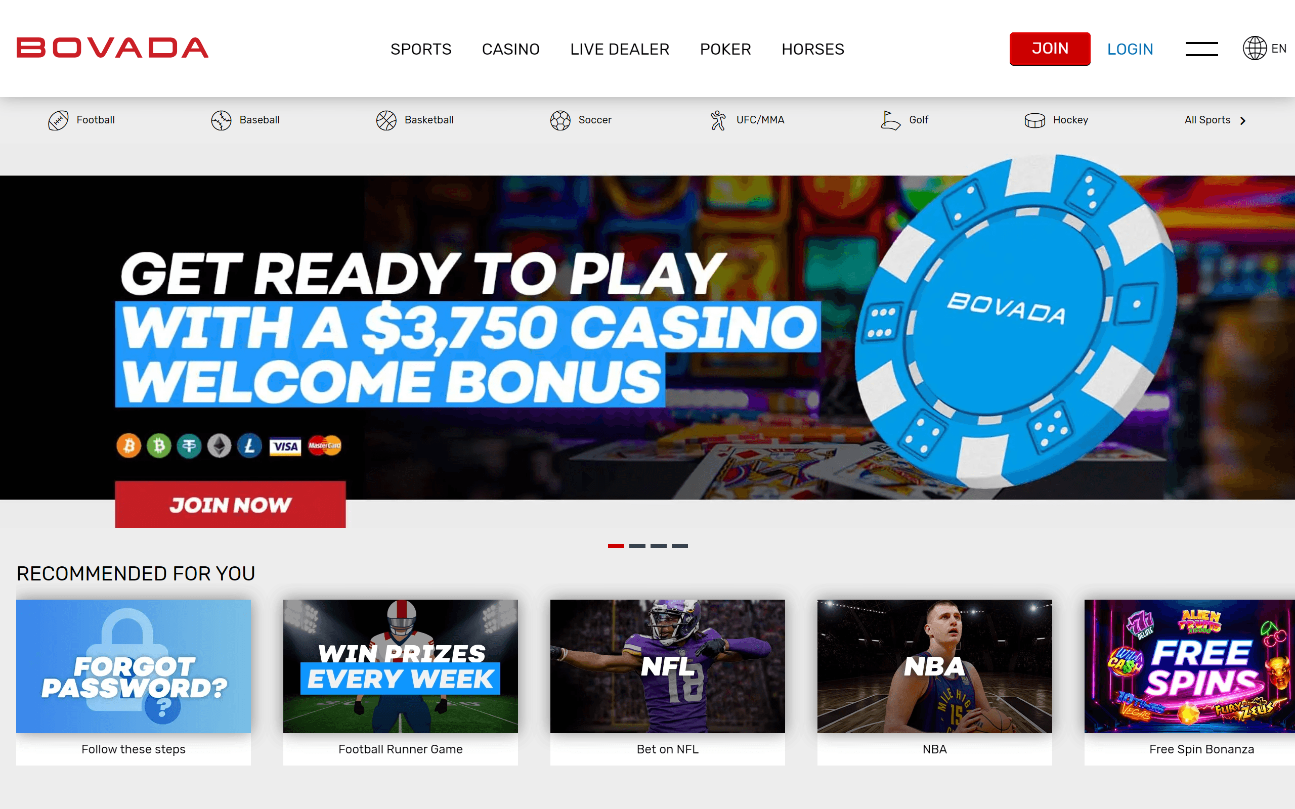 Bovada Gambling Sites