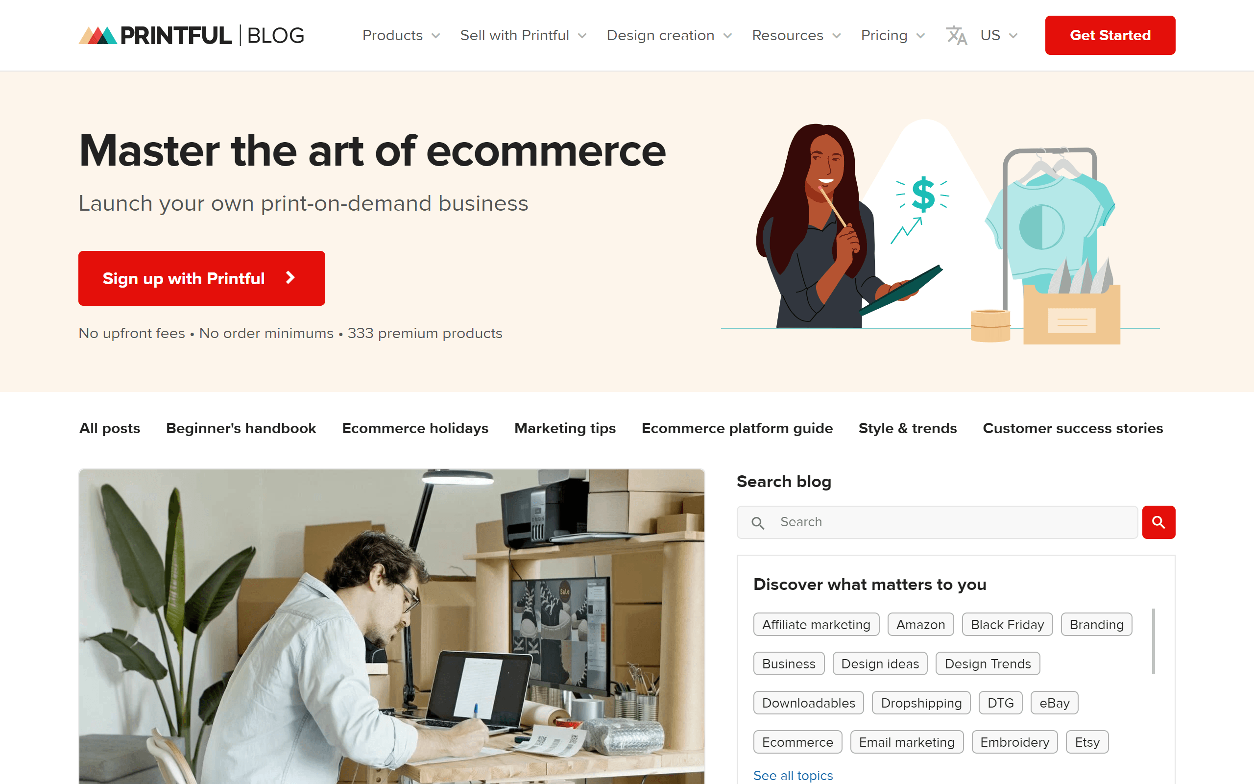 Printful eCommerce blog