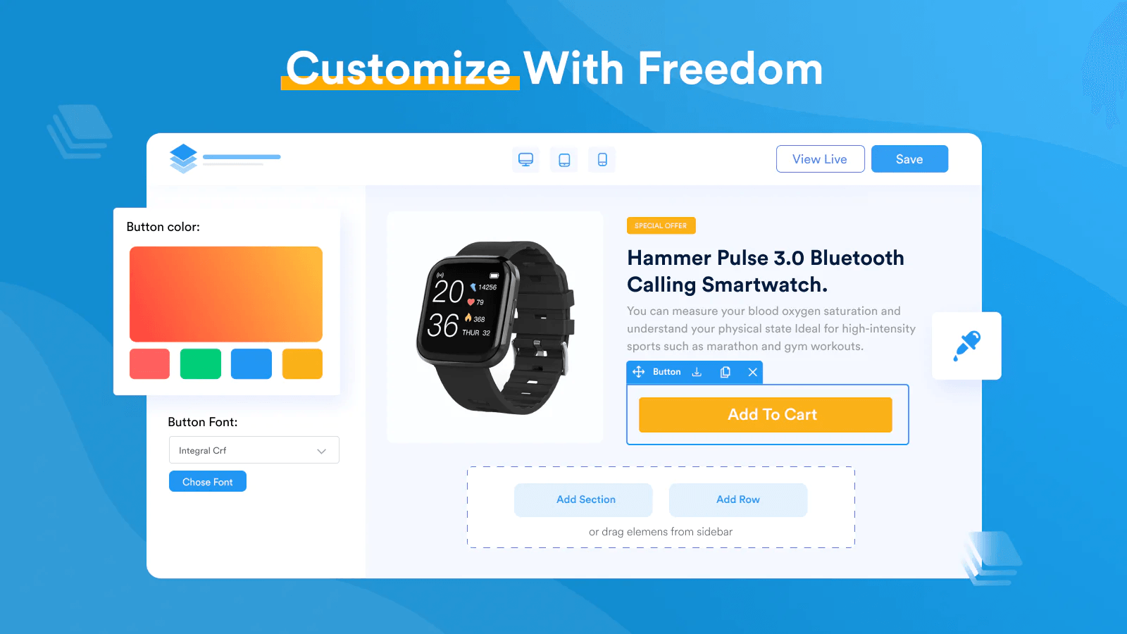 Zeno Landing Page Builder Shopify app