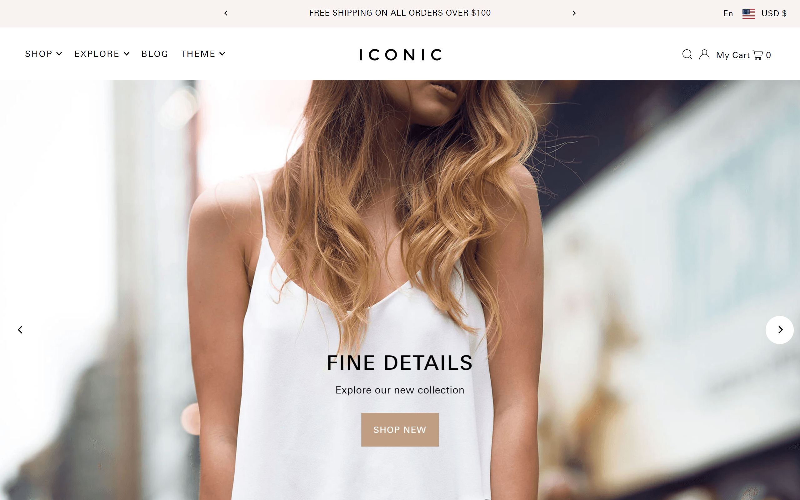 Icon Shopify theme