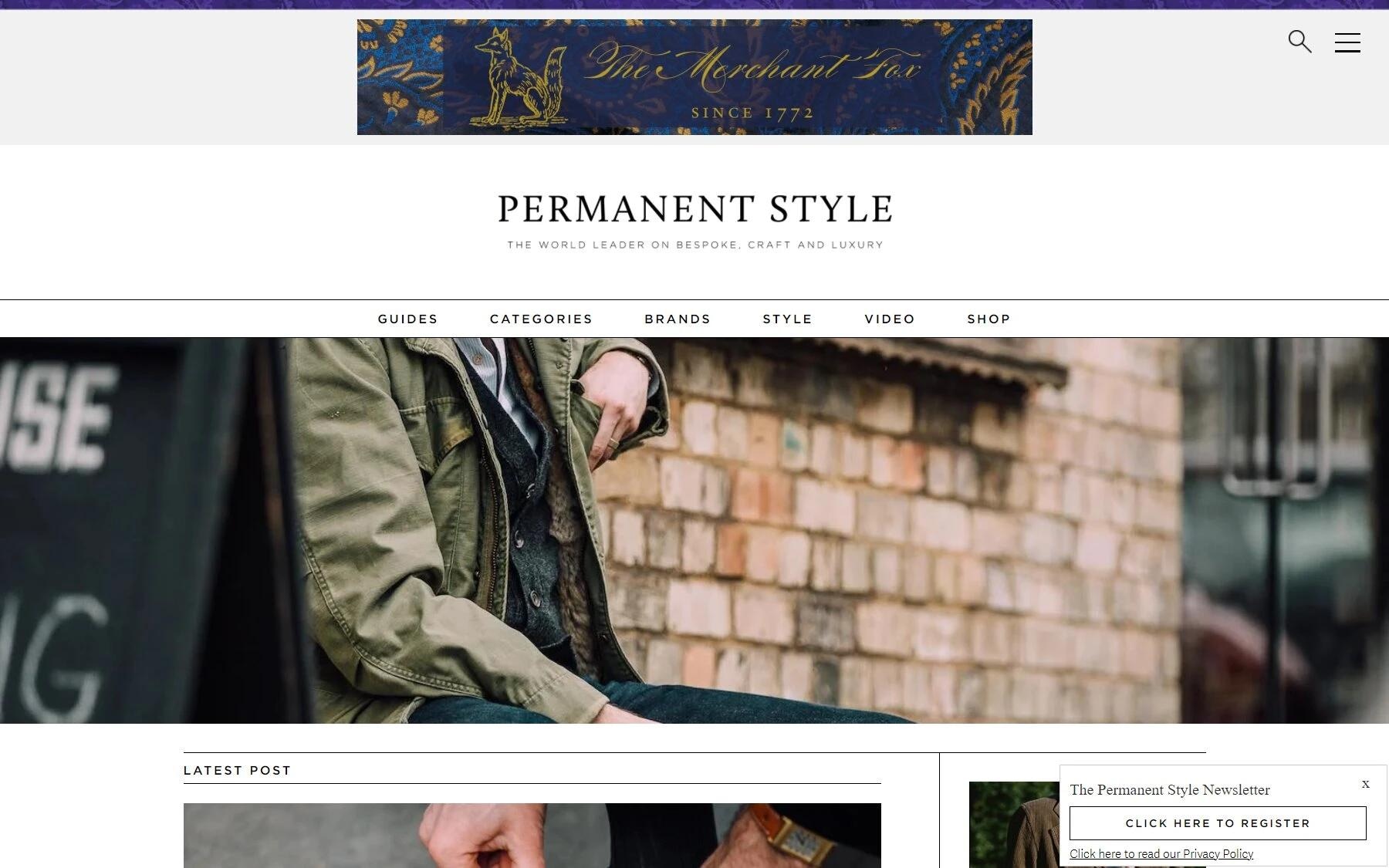 Permanent Style fashion blog