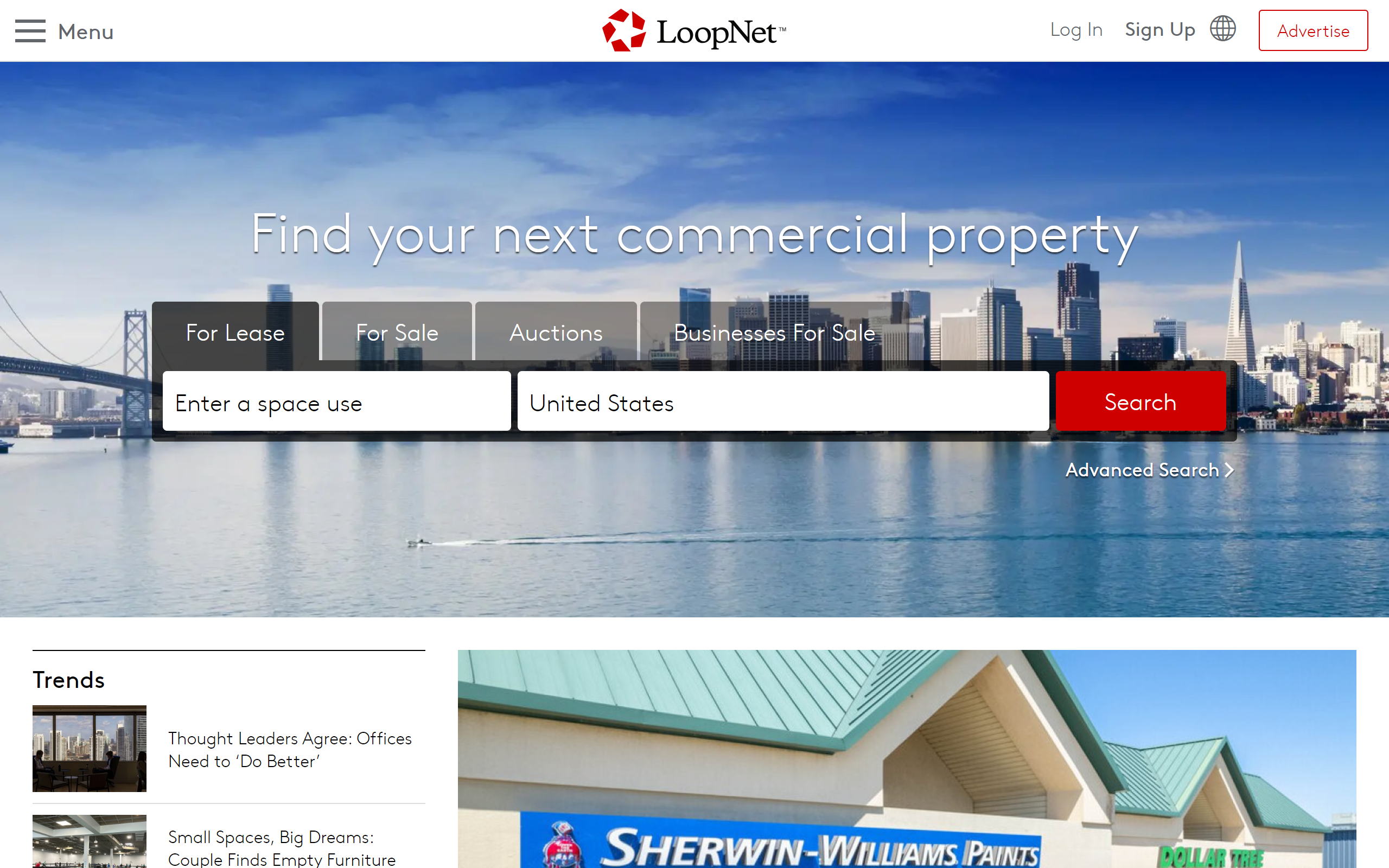 LoopNet Real Estate Website