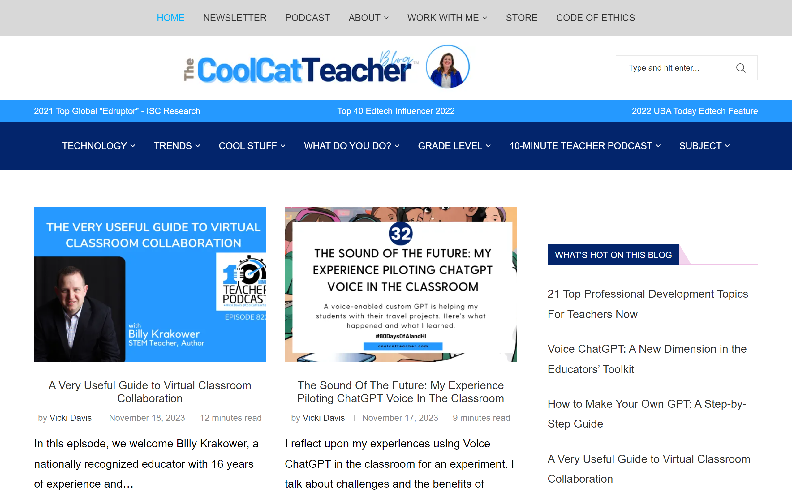 The Cool Cat Teacher Blog teacher blog