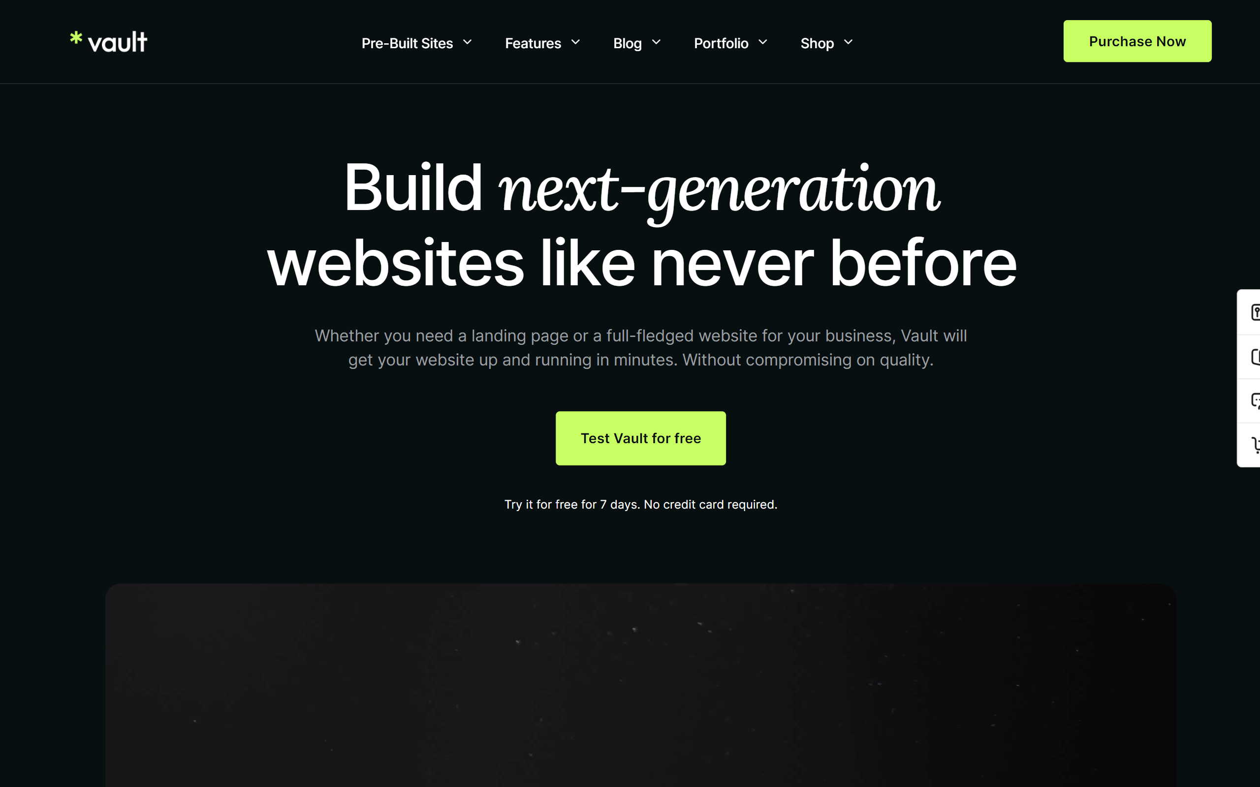 Vault WordPress theme