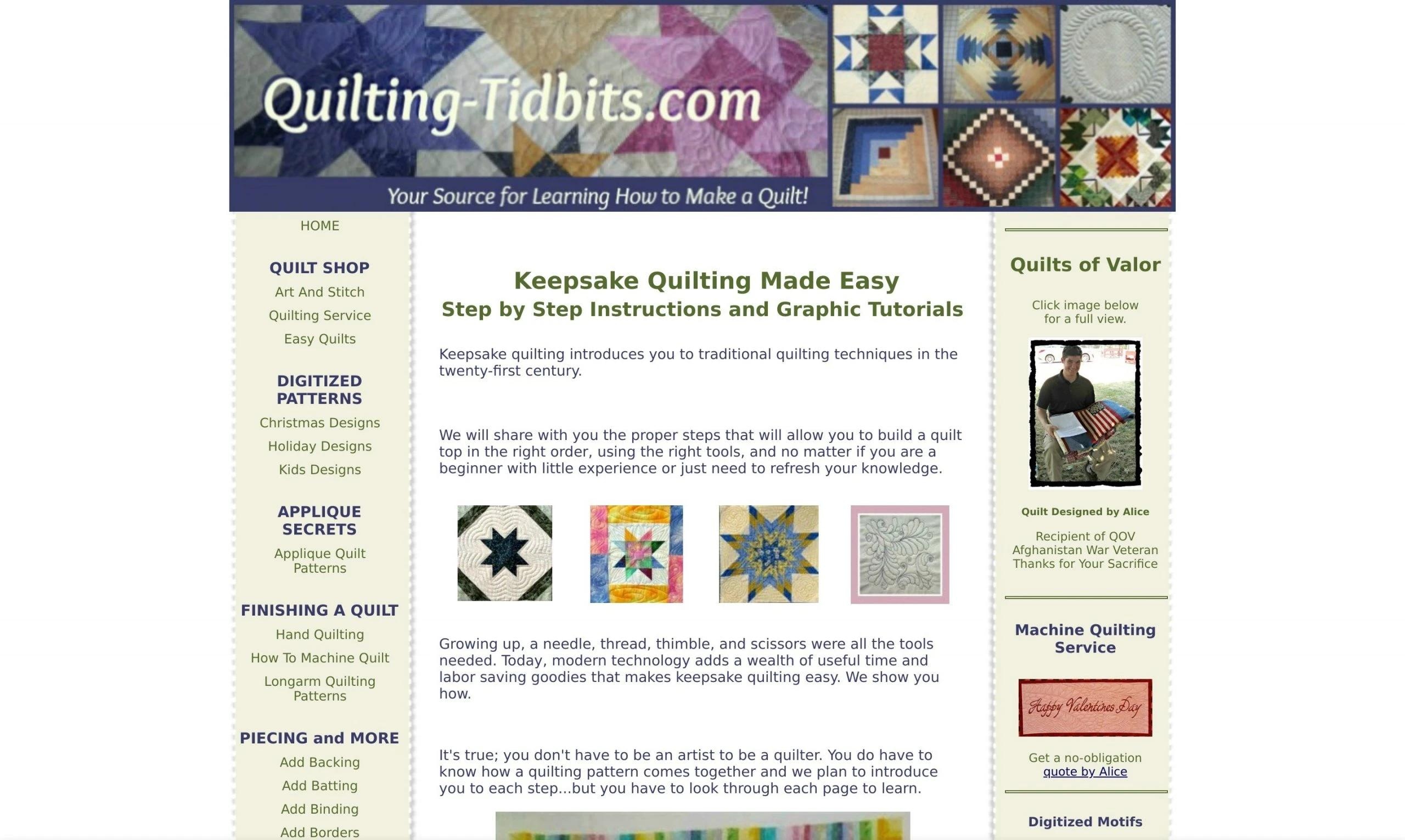 Quilting Tidbits DIY blog