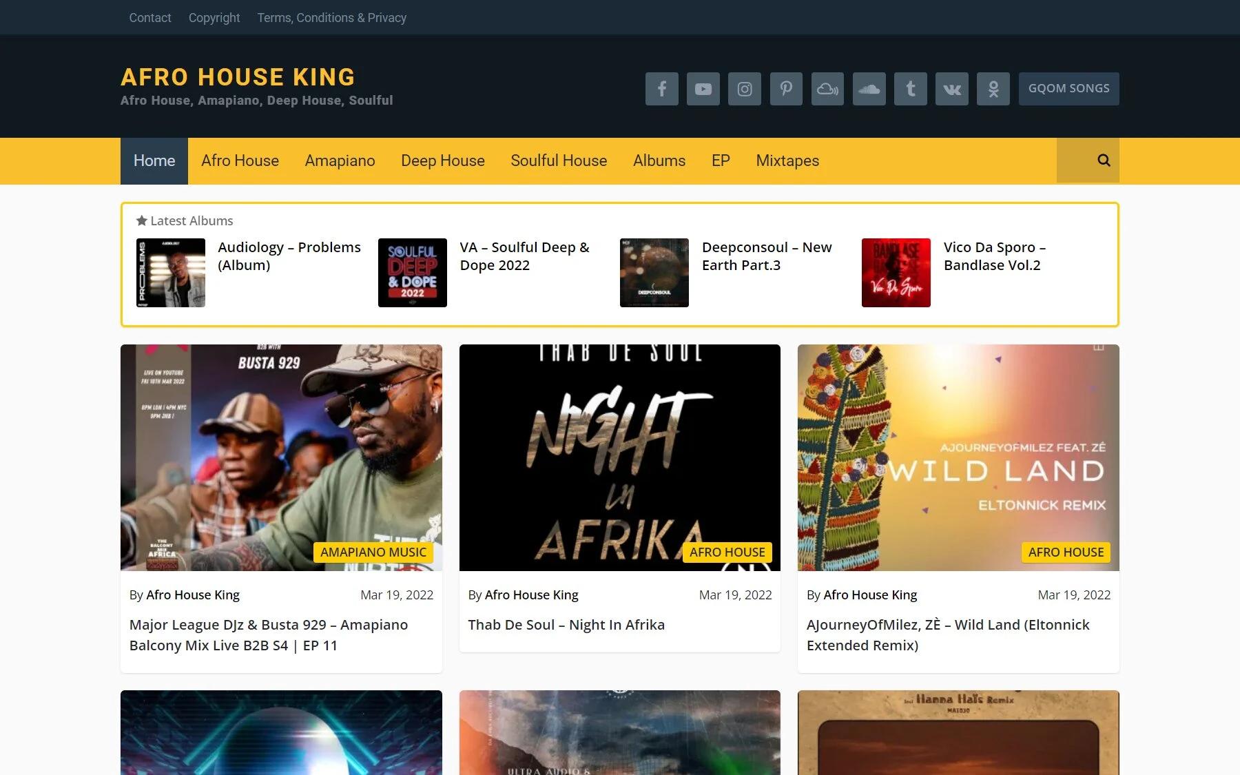 Afro House King music blog